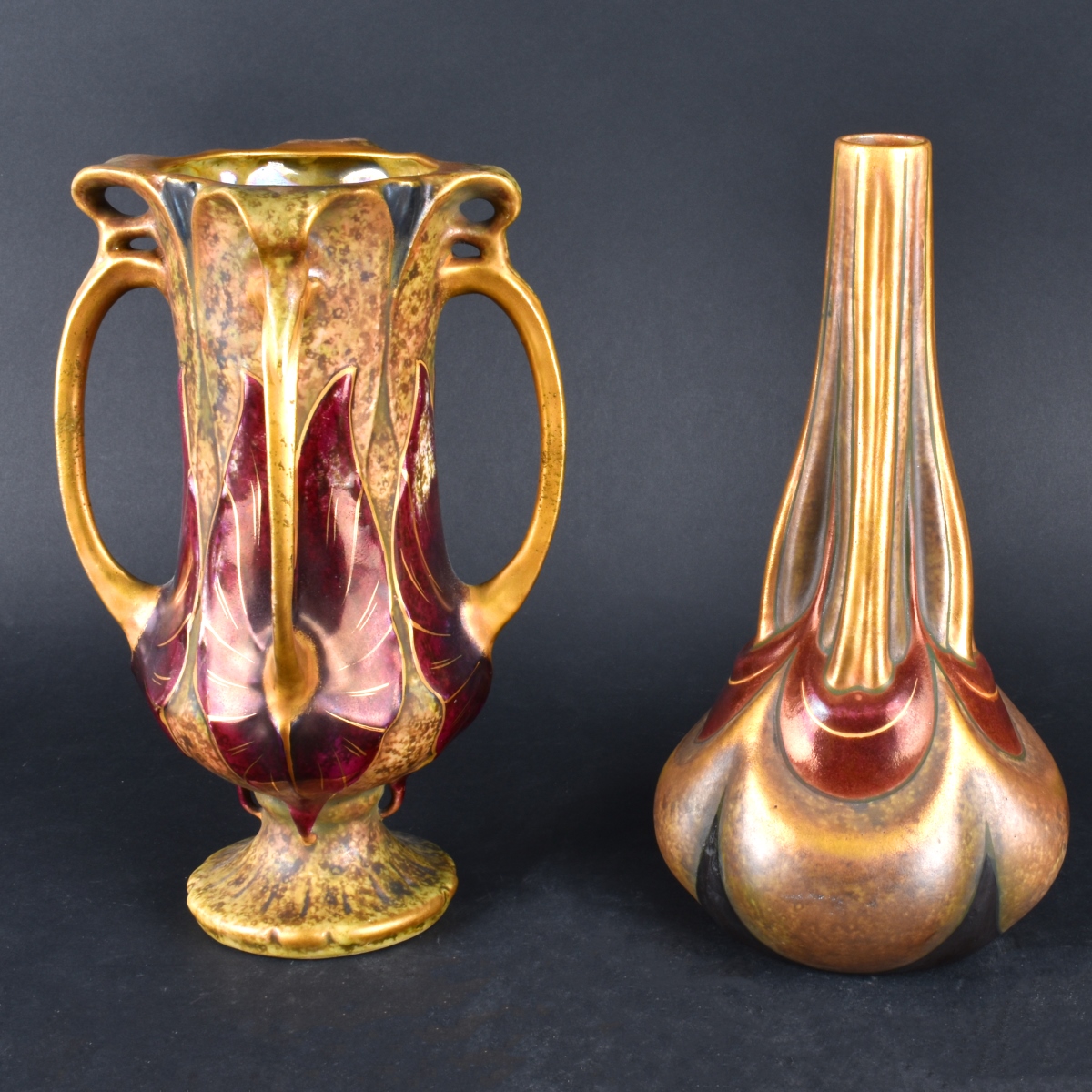 Two (2) Amphora Vases