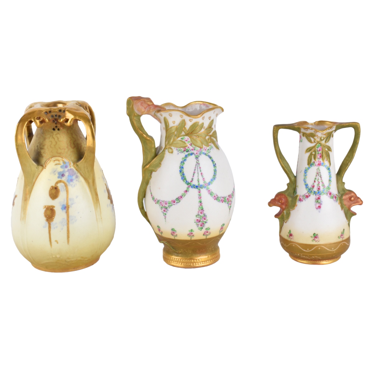 Three (3) Amphora Vases