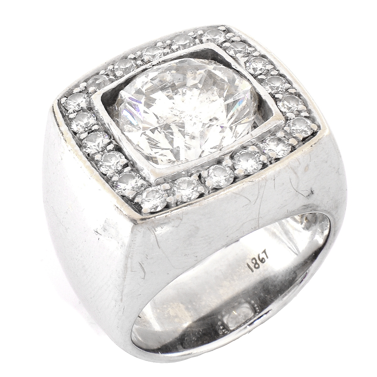 Man's 8.22ct TW Diamond and 14K Ring