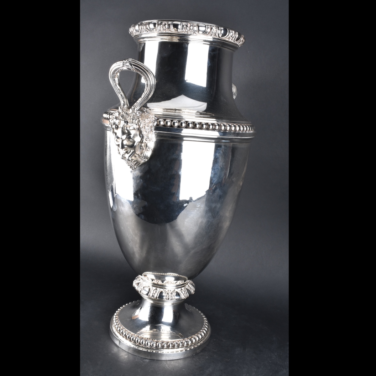 Large Antique Silver Vase