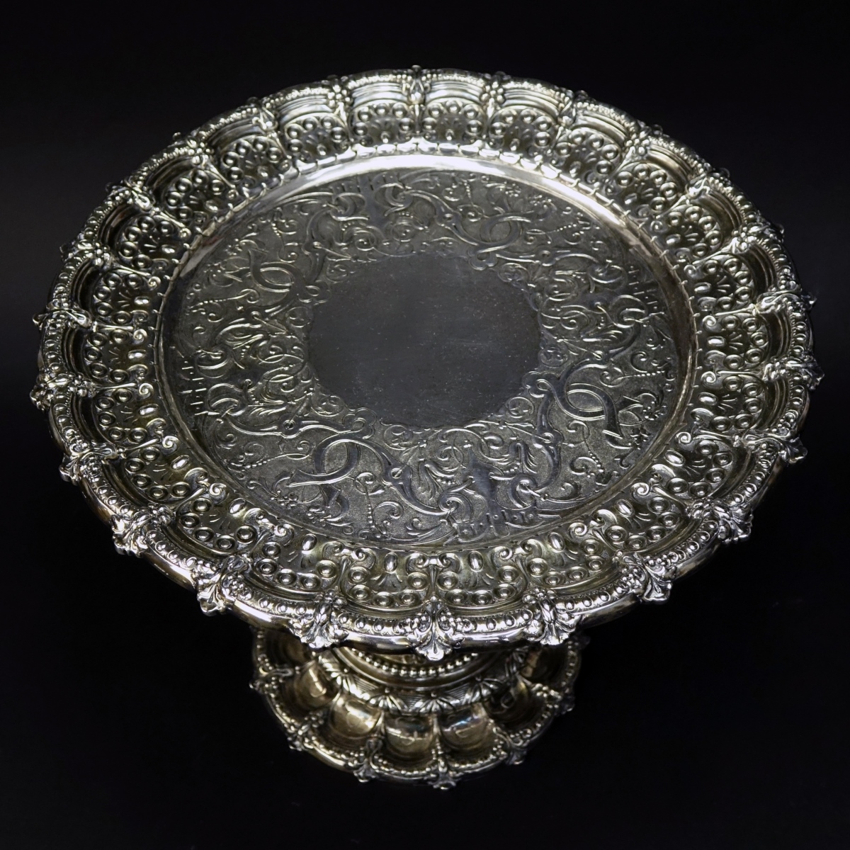 1864 R. Garrard Maker English Silver Tazza