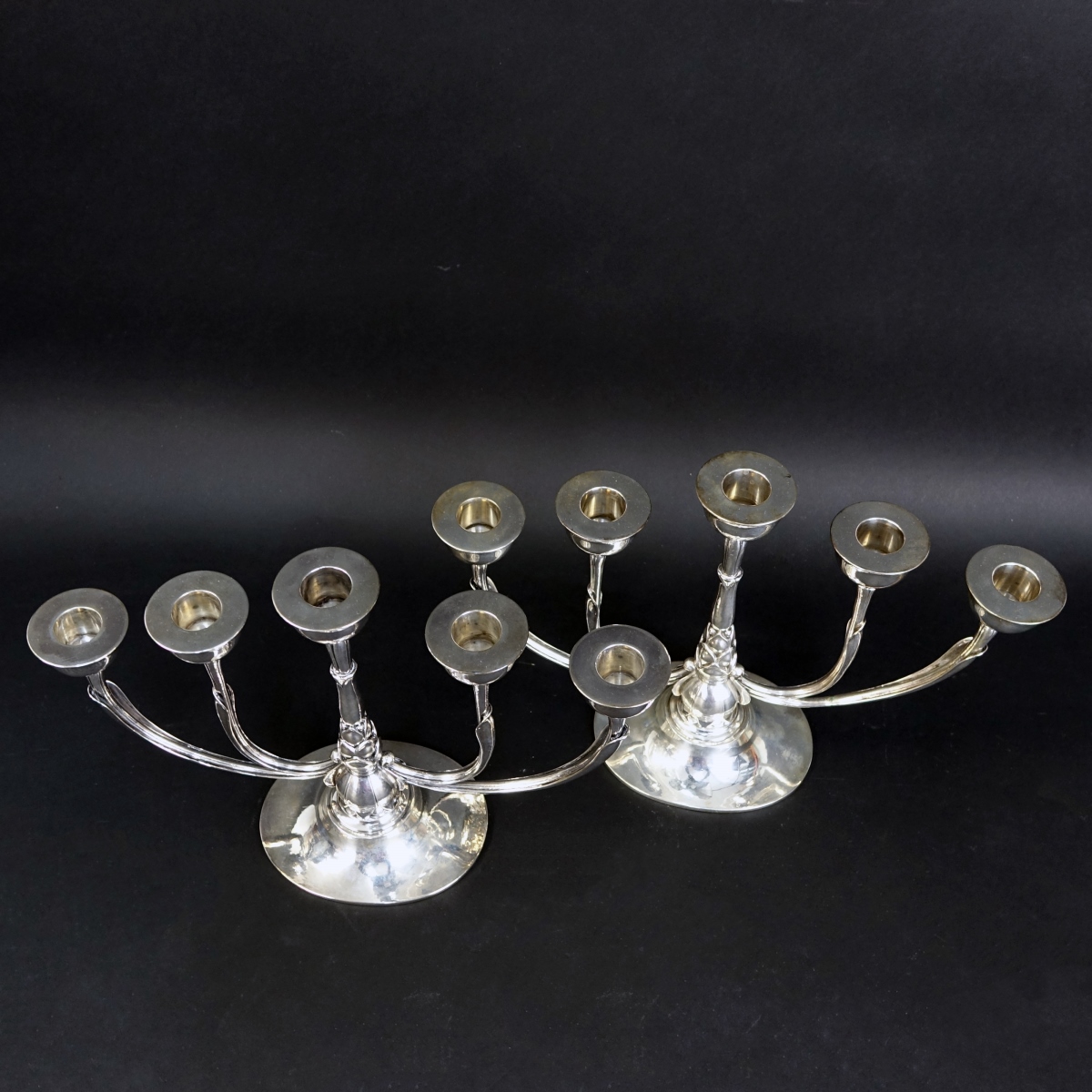 Pair Georg Jensen Candelabra