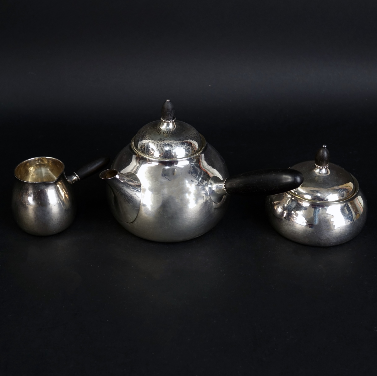 3 PC Georg Jensen Tea Set