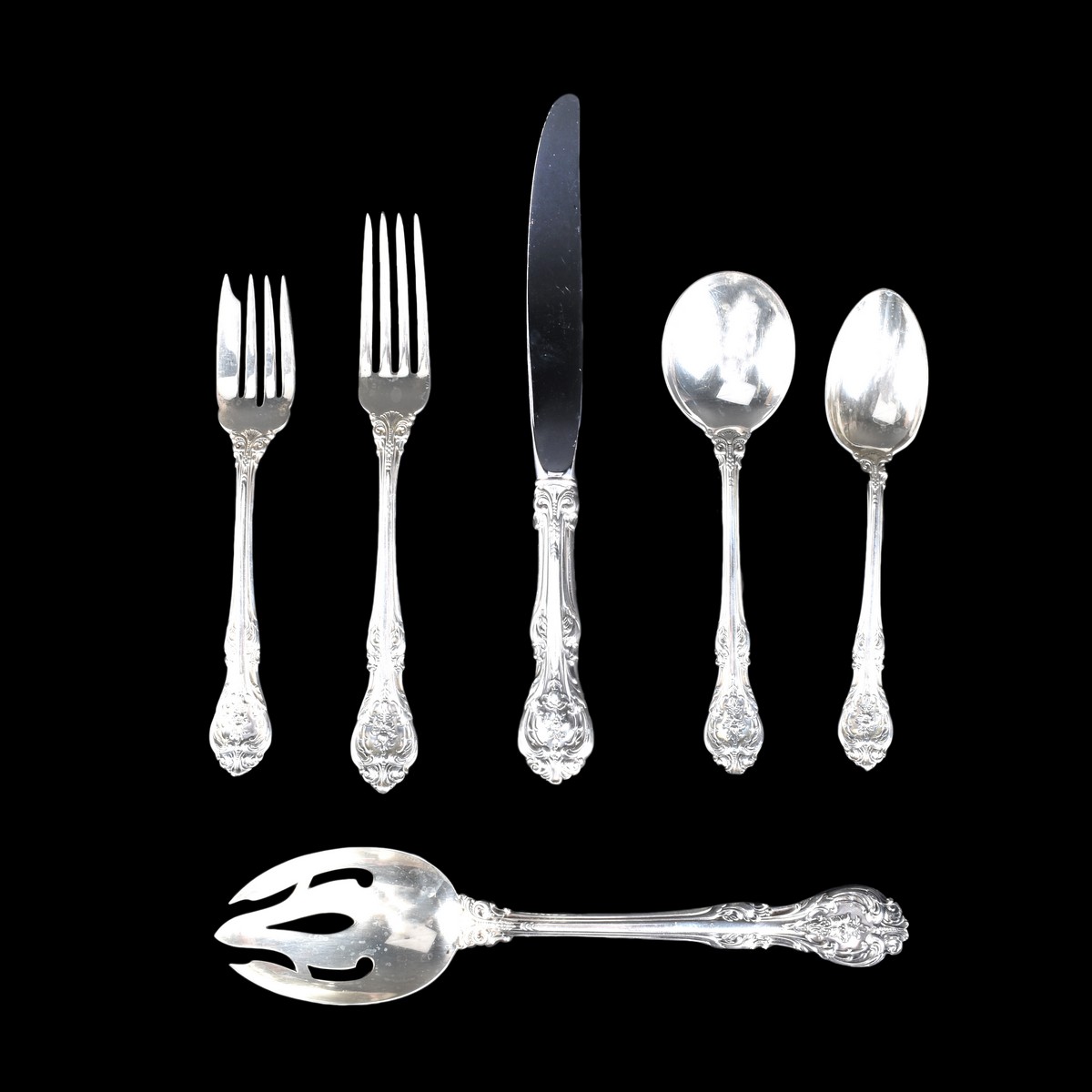 59 PCS Gorham King Edward Flatware