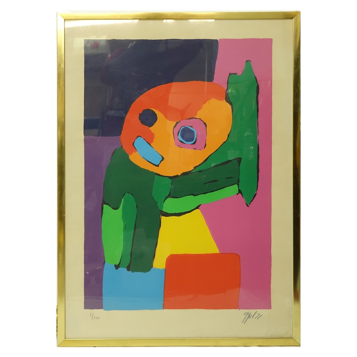 Karel Appel Color Lithograph