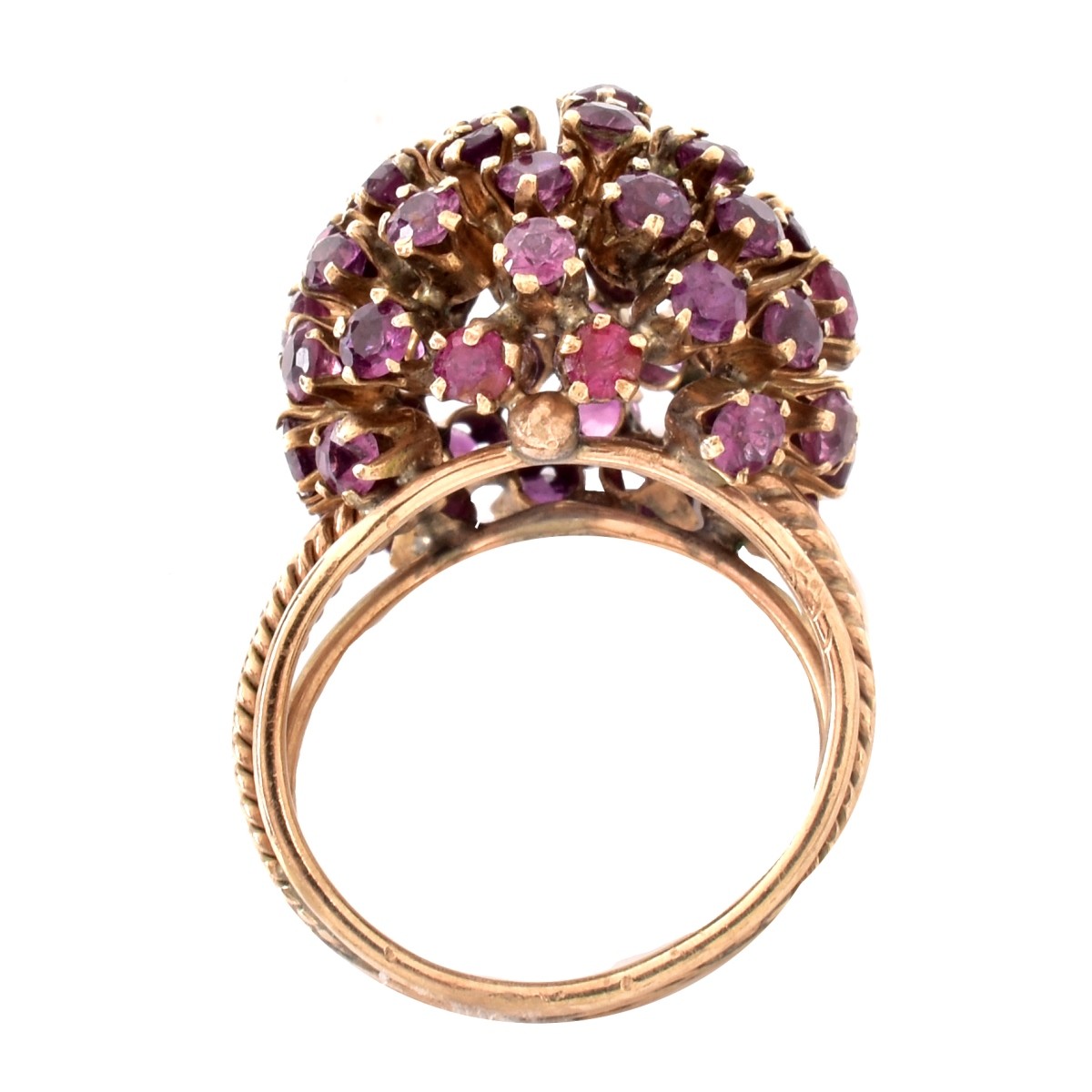 Vintage Ruby and 14K Gold Ring