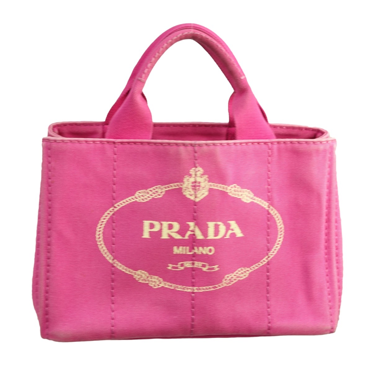 prada denim tote