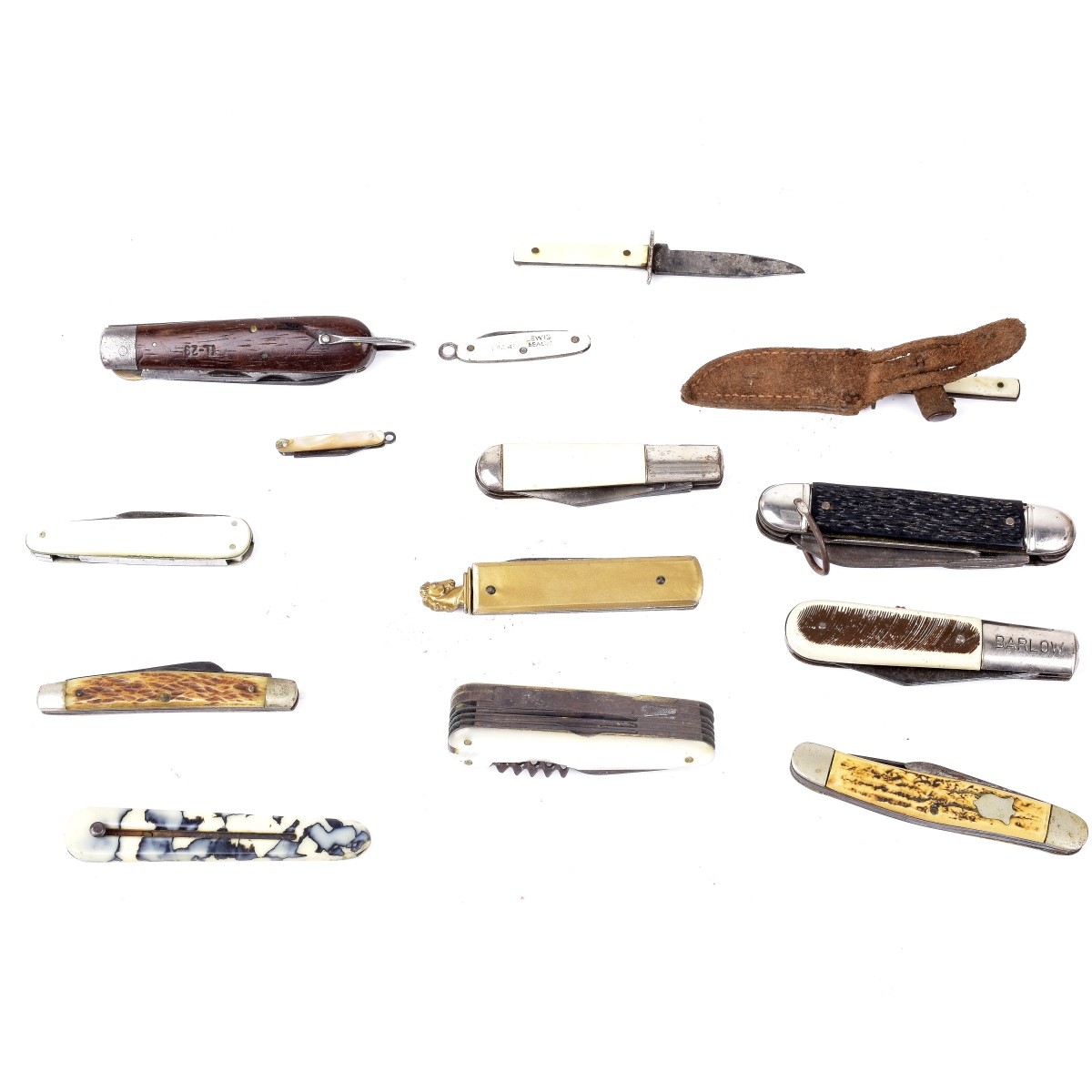 Collection of Fourteen Vintage Pocket Knives