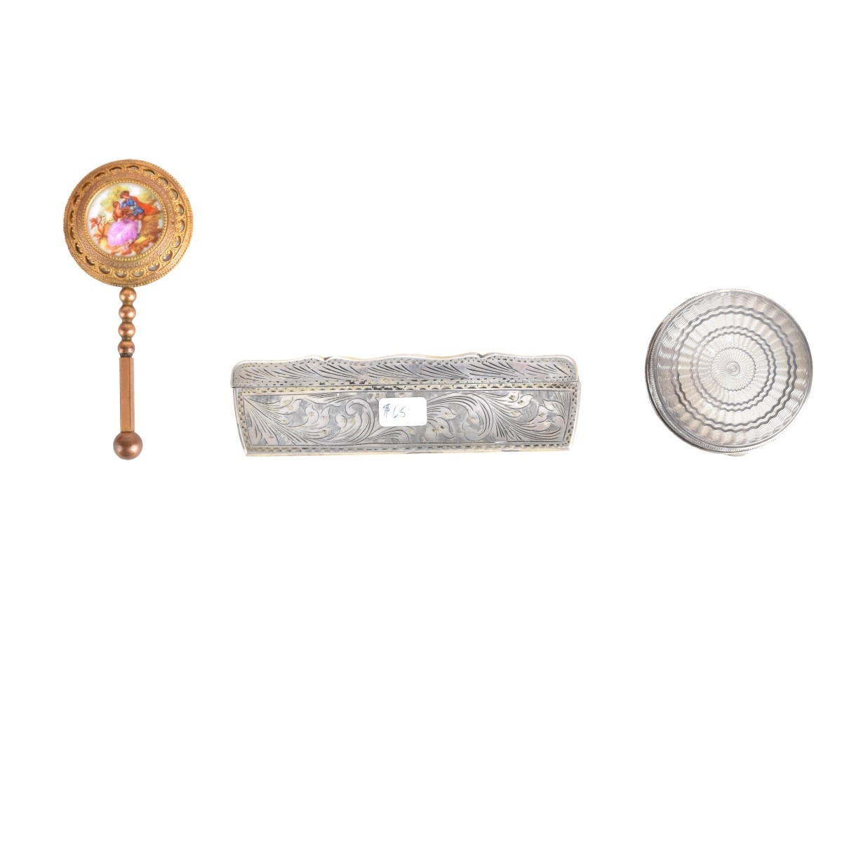 Three Enameled Accessories