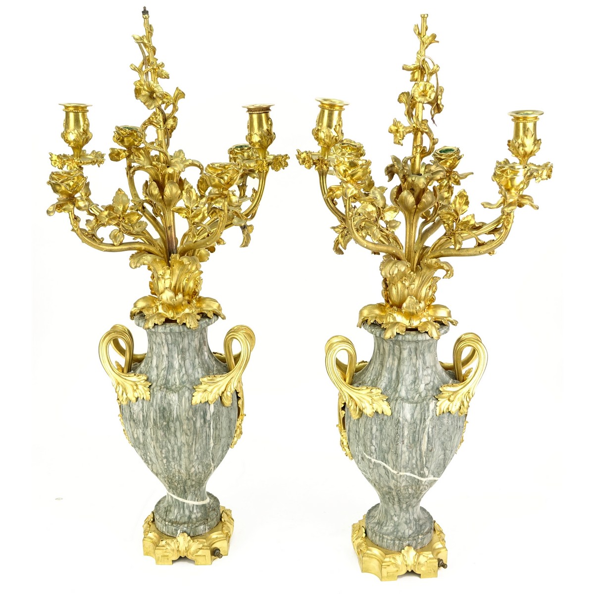 Pair of French Candelabra