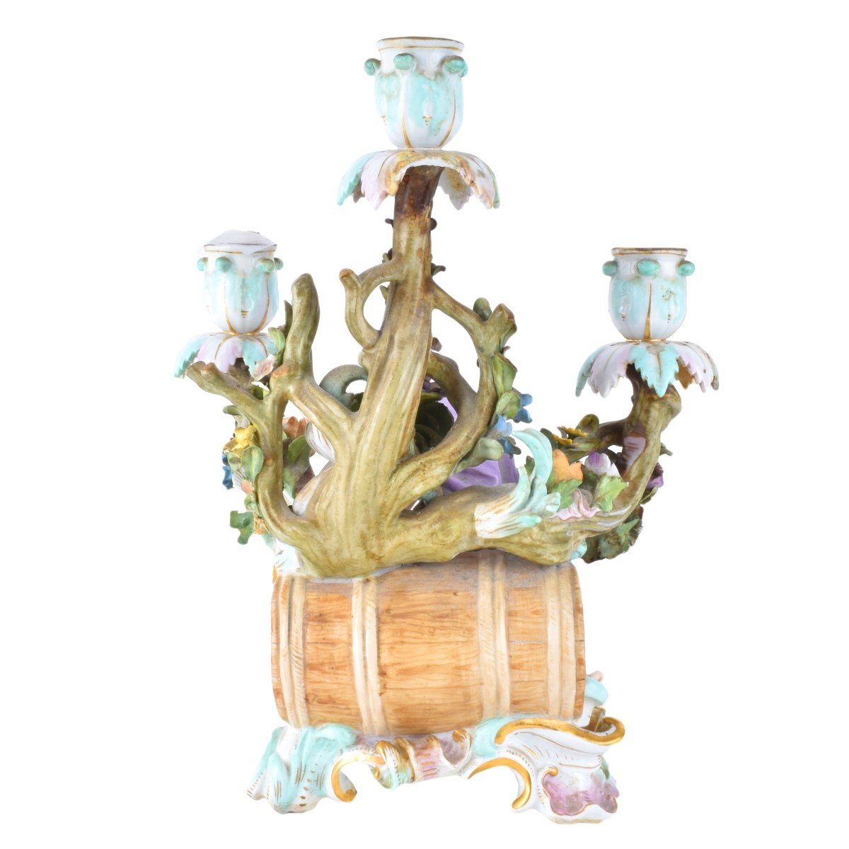 Meissen Porcelain Candlelabra