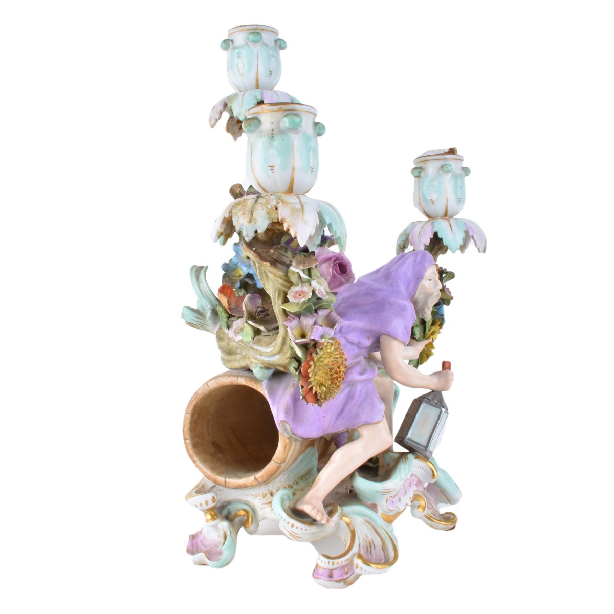 Meissen Porcelain Candlelabra