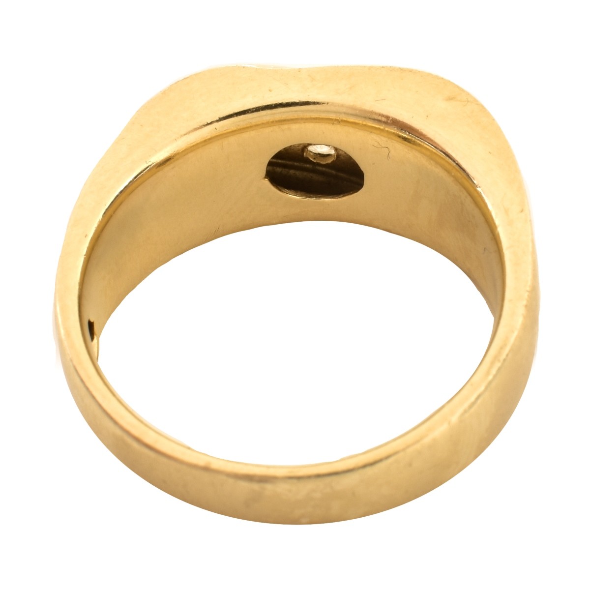 Man's 1.10ct Diamond and 14K Gold Ring