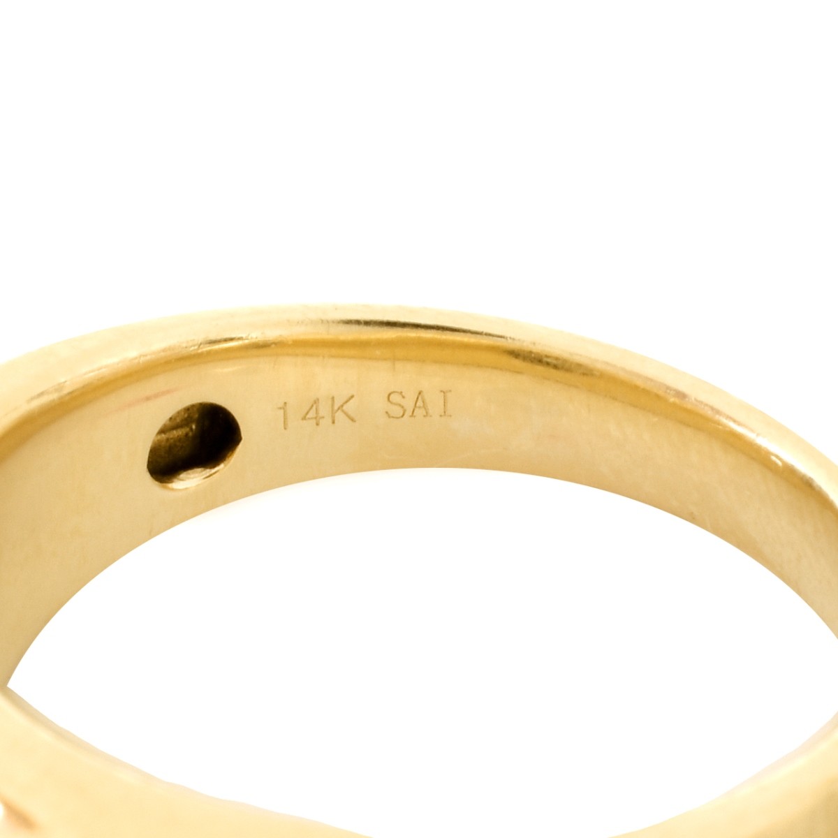 Man's 1.10ct Diamond and 14K Gold Ring