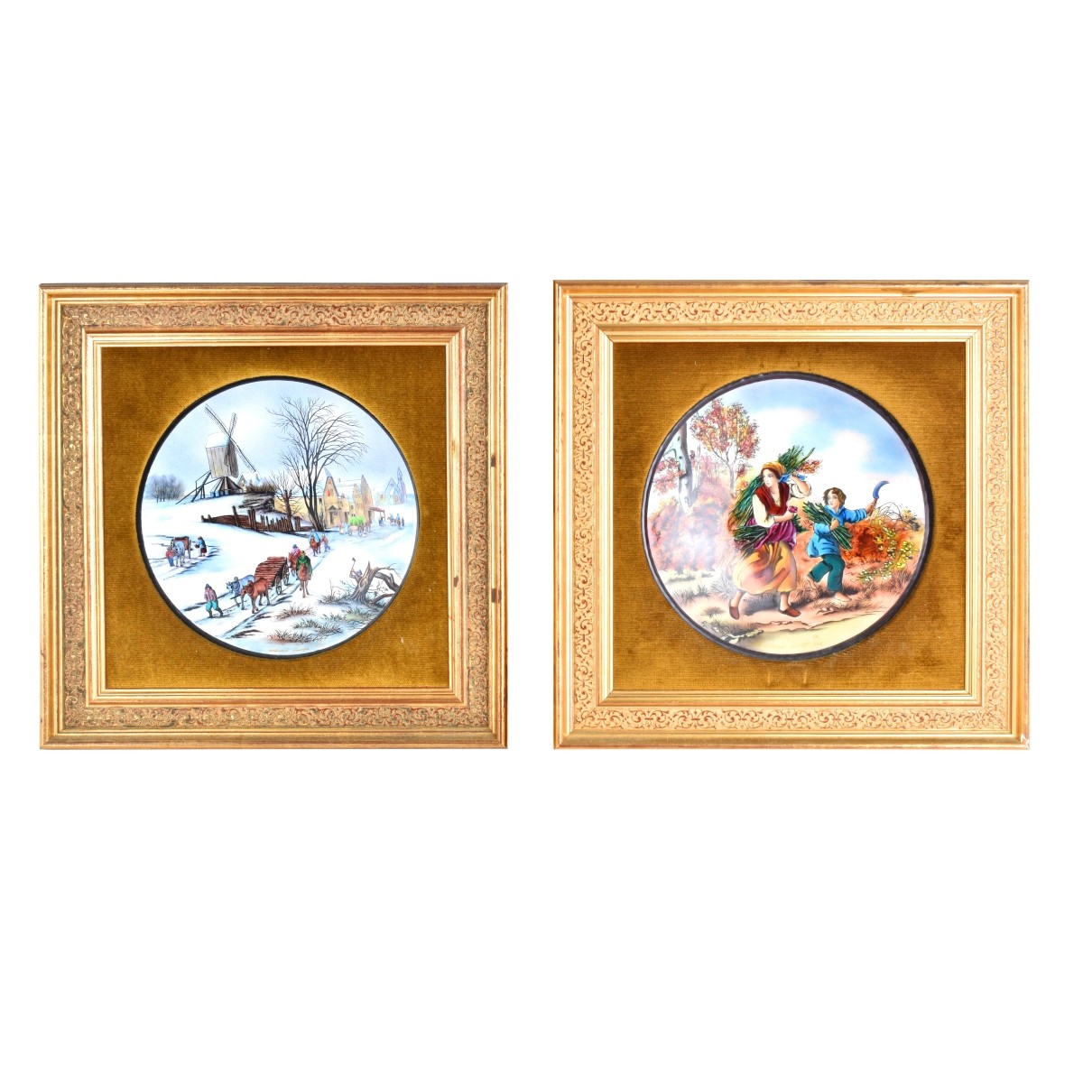 2 Jean Paul Loup Enamel Plaques