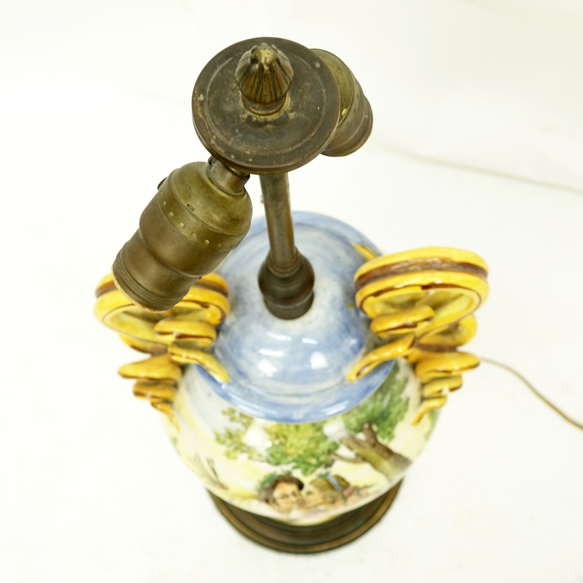 Majolica Lamp