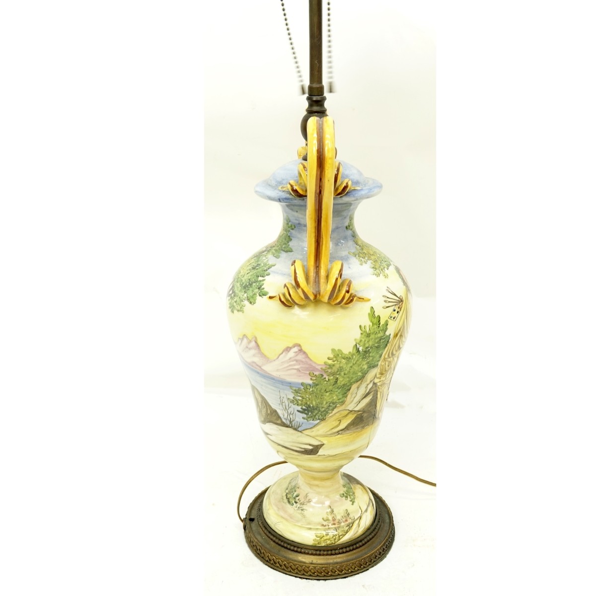 Majolica Lamp