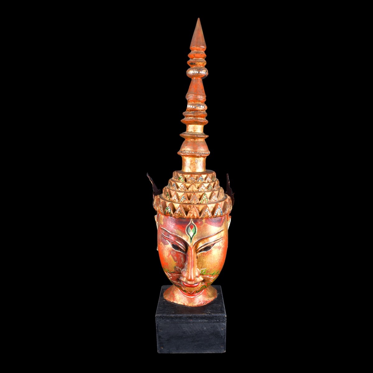 Thai Carved Bust