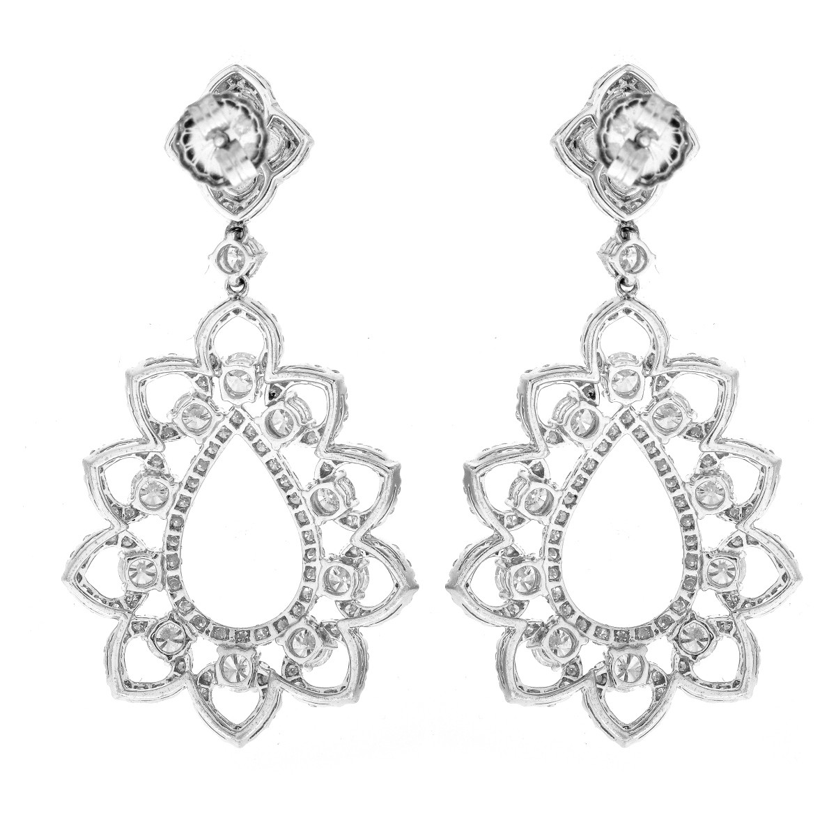 Diamond and 18K Gold Earrings