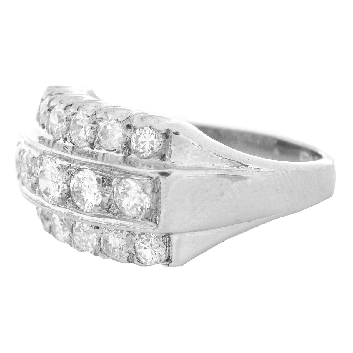 1.85ct Diamond and Platinum Ring