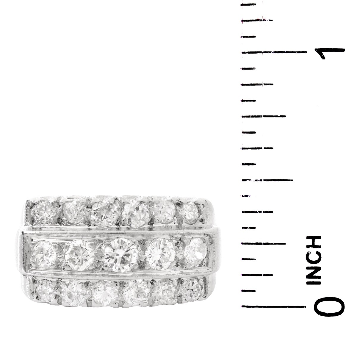 1.85ct Diamond and Platinum Ring