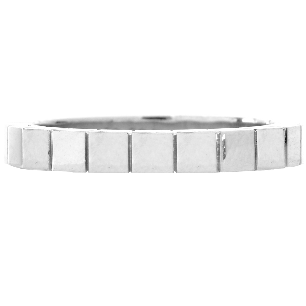 Cartier 18K White Gold Laniere Ring