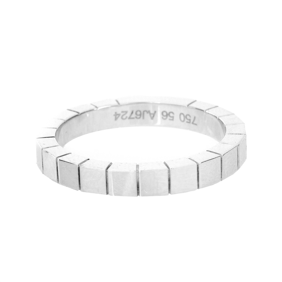 Cartier 18K White Gold Laniere Ring