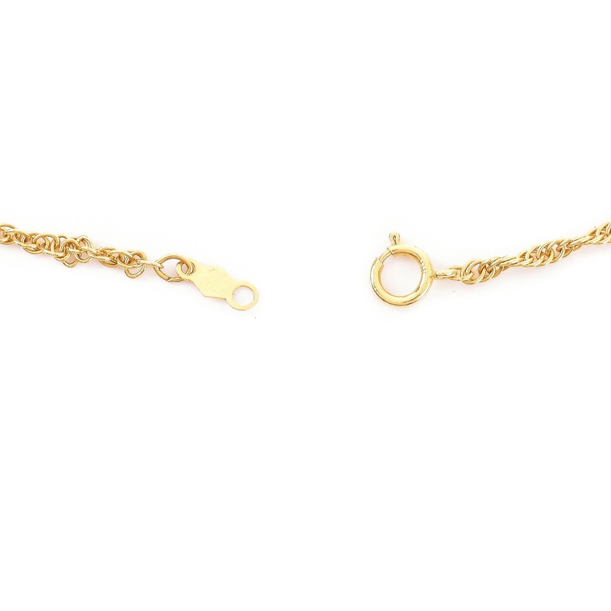 Vintage Diamond and 14K Gold Necklace