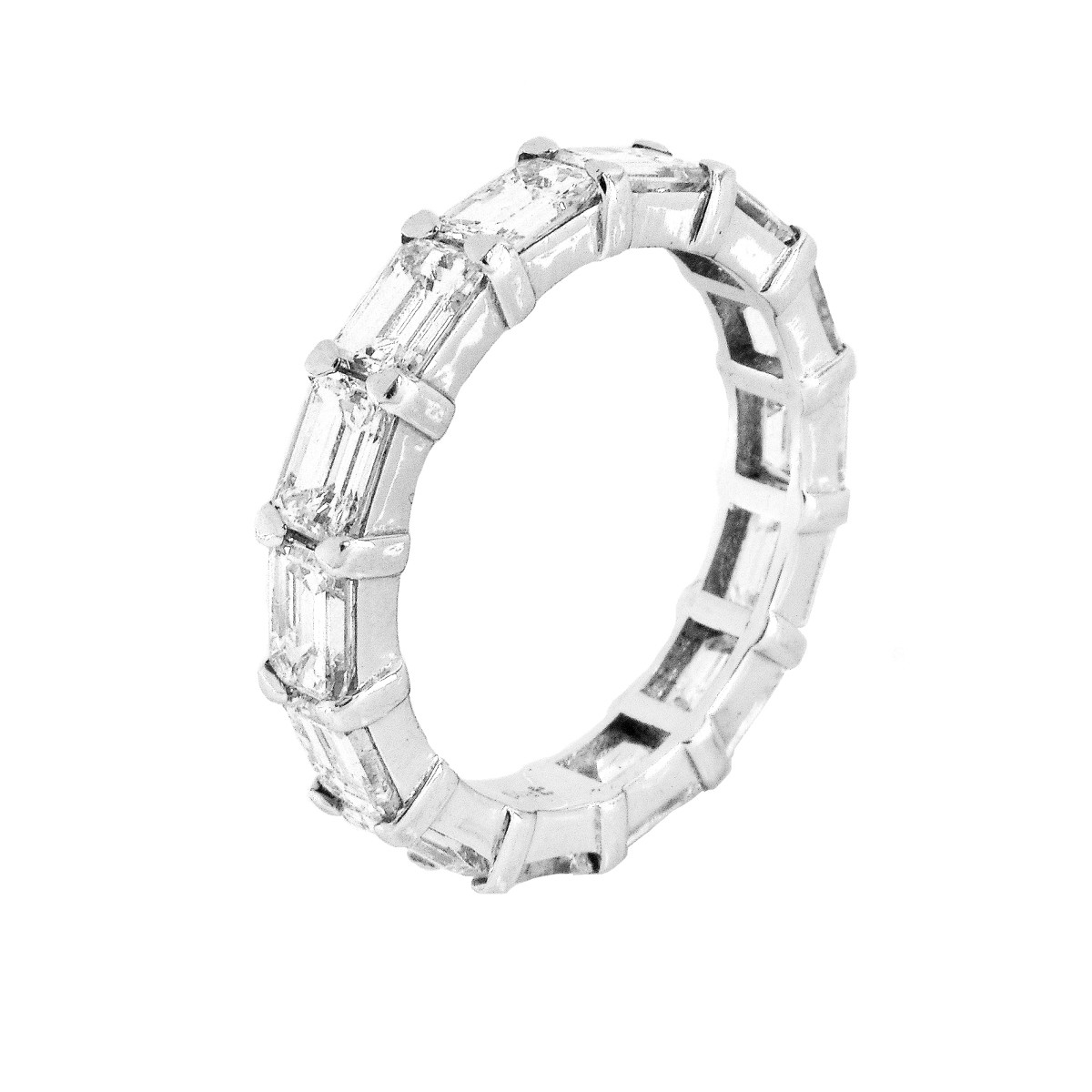 5.0ct TW Diamond and Platinum Eternity Band