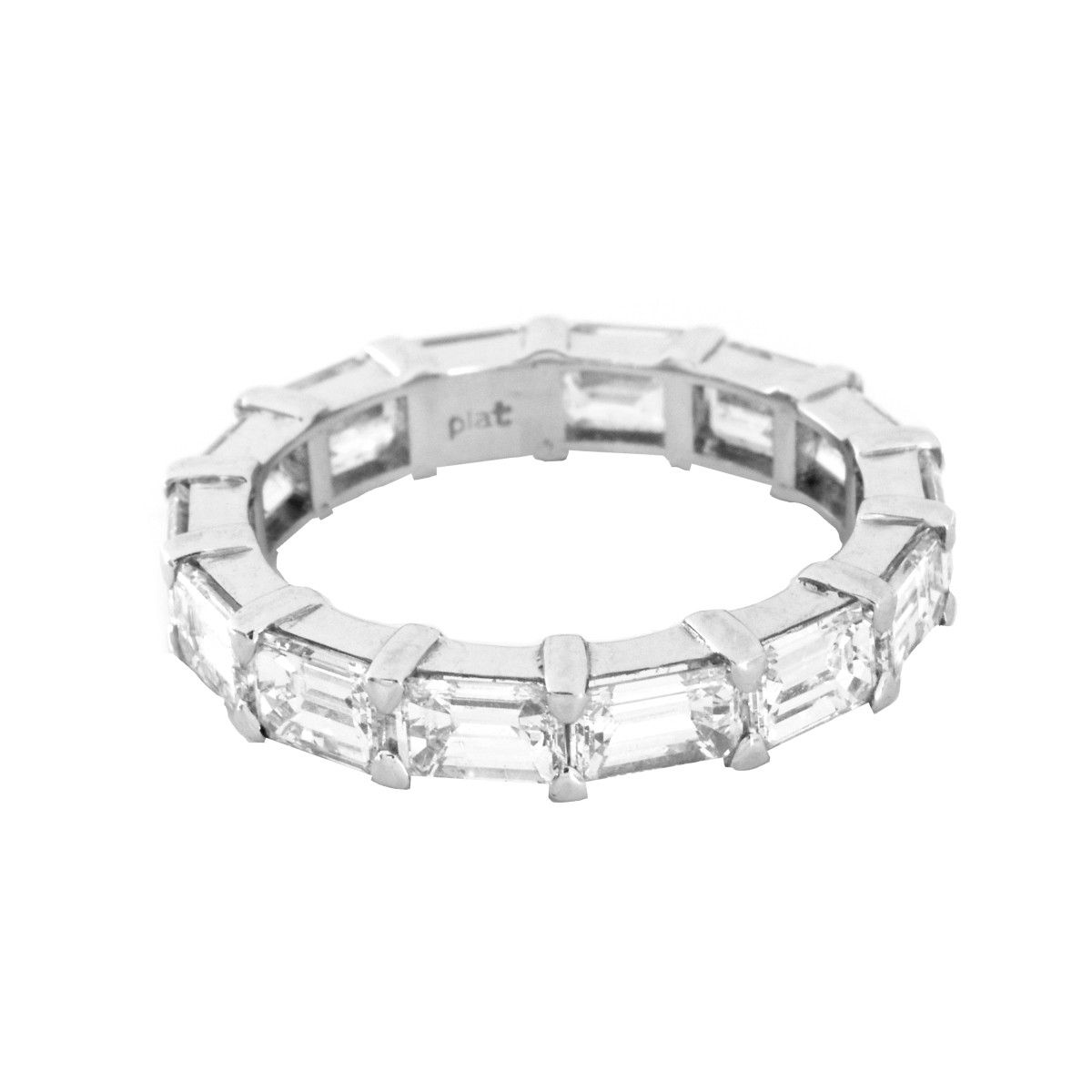 5.0ct TW Diamond and Platinum Eternity Band