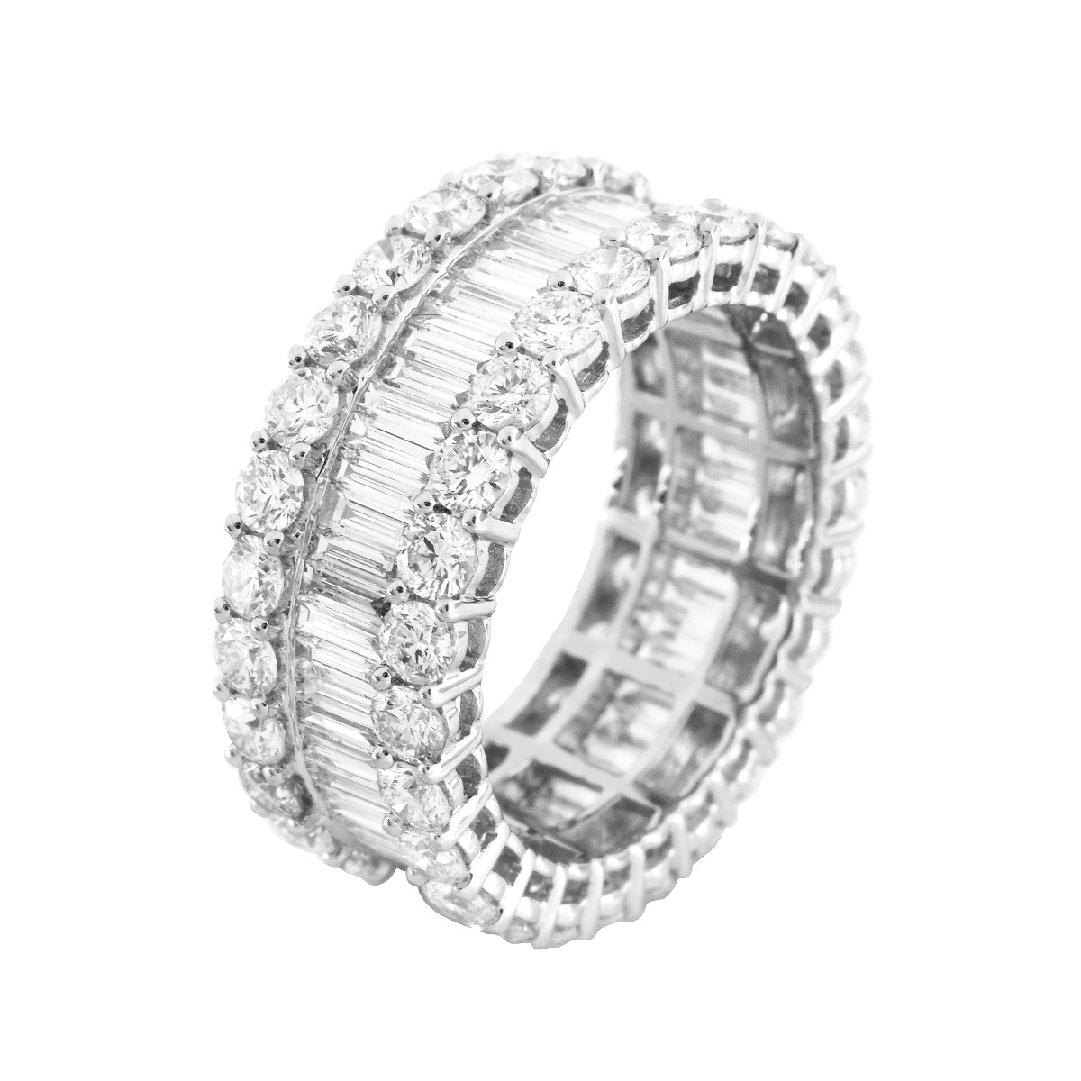 6.0ct TW Diamond and 18K Eternity Band