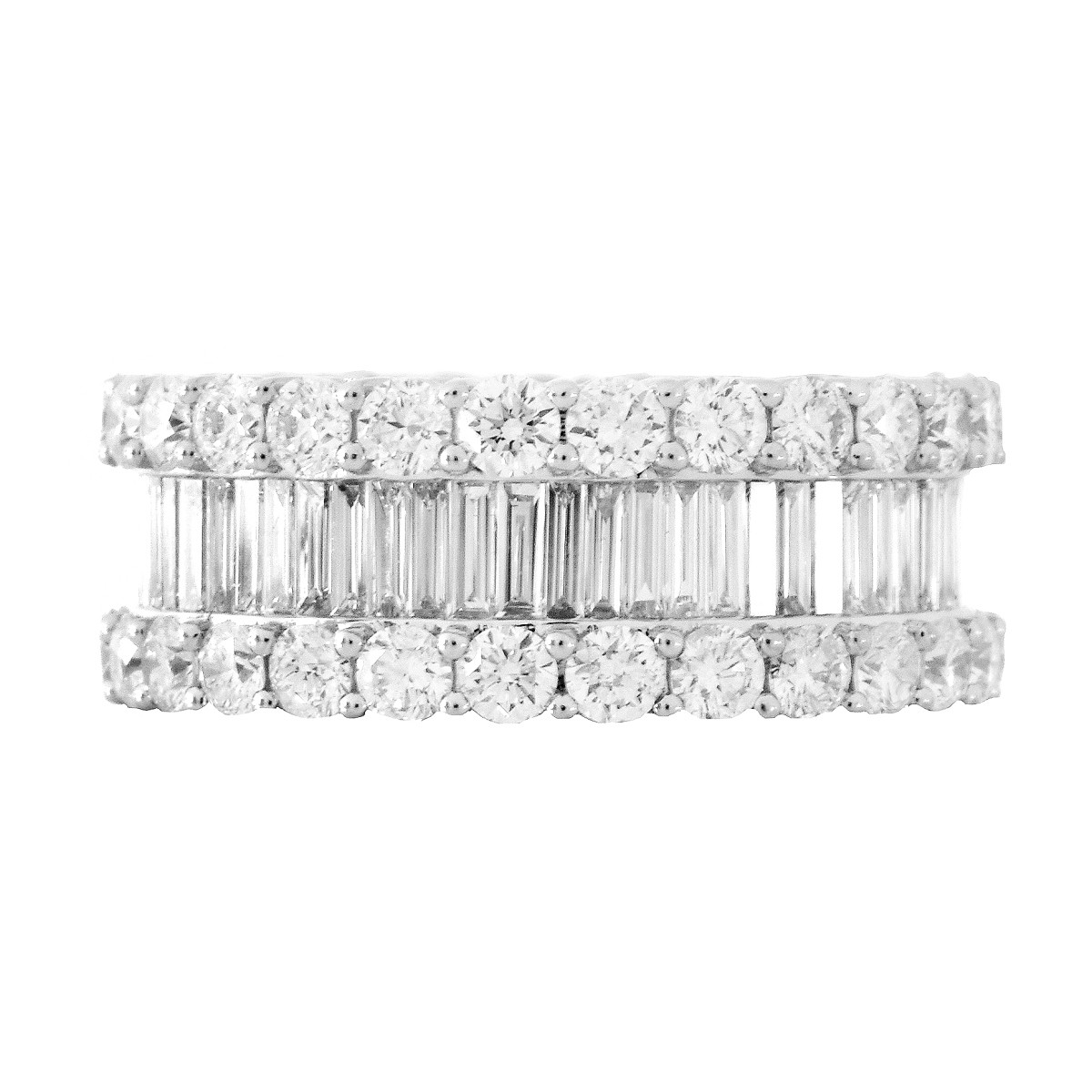 6.0ct TW Diamond and 18K Eternity Band