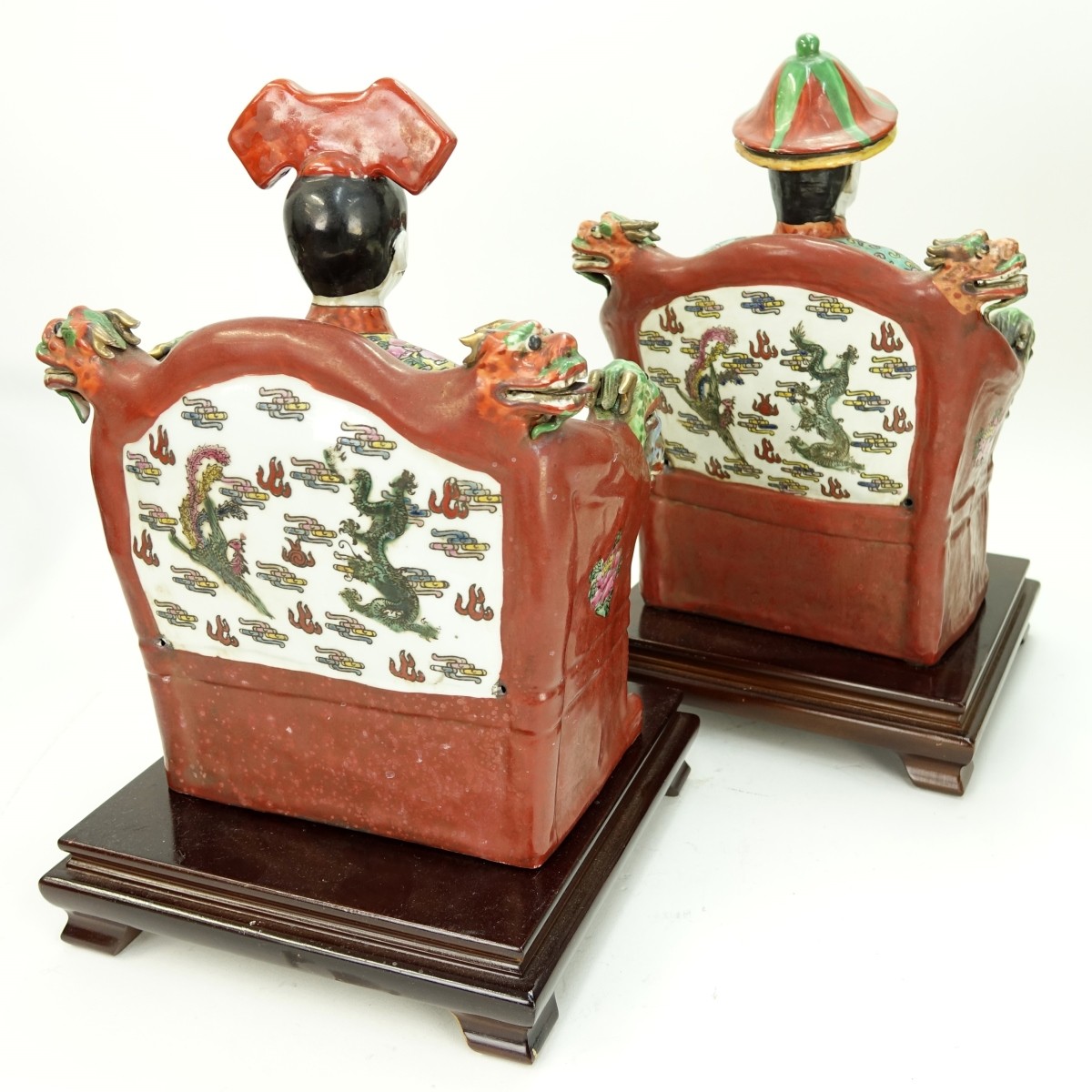 Pair Chinese Porcelain Figures