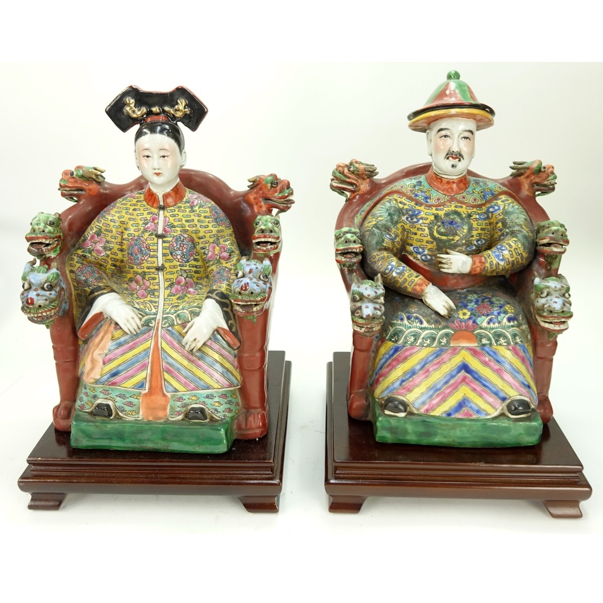 Pair Chinese Porcelain Figures