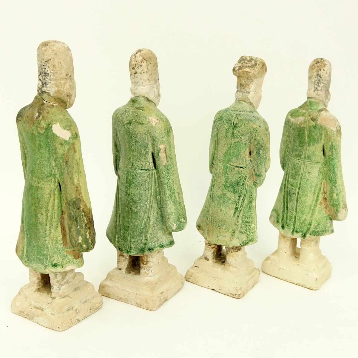 4 Chinese Ming (1368-1644 AD) Tomb Pottery Figures