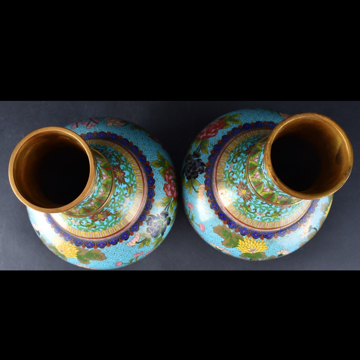 Chinese Cloisonne Vases
