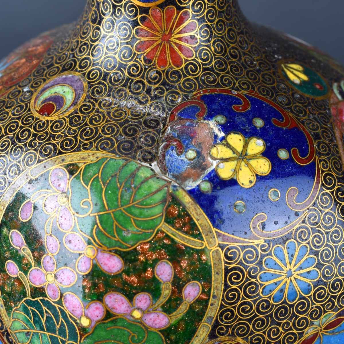 Japanese Cloisonne Vases