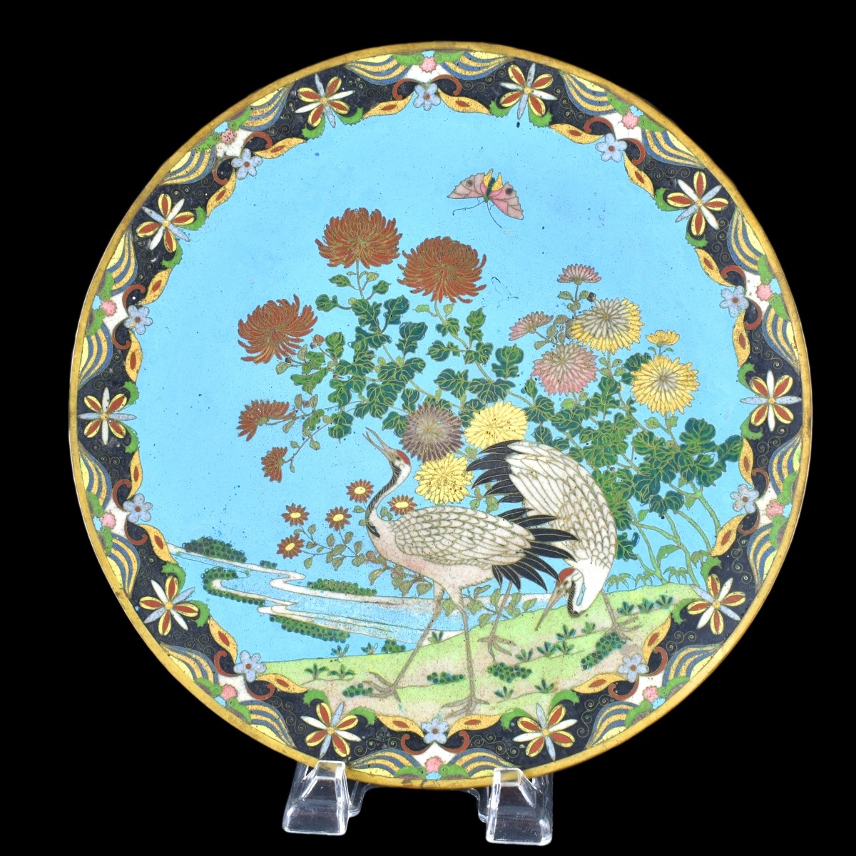 Japanese Cloisonne Charger