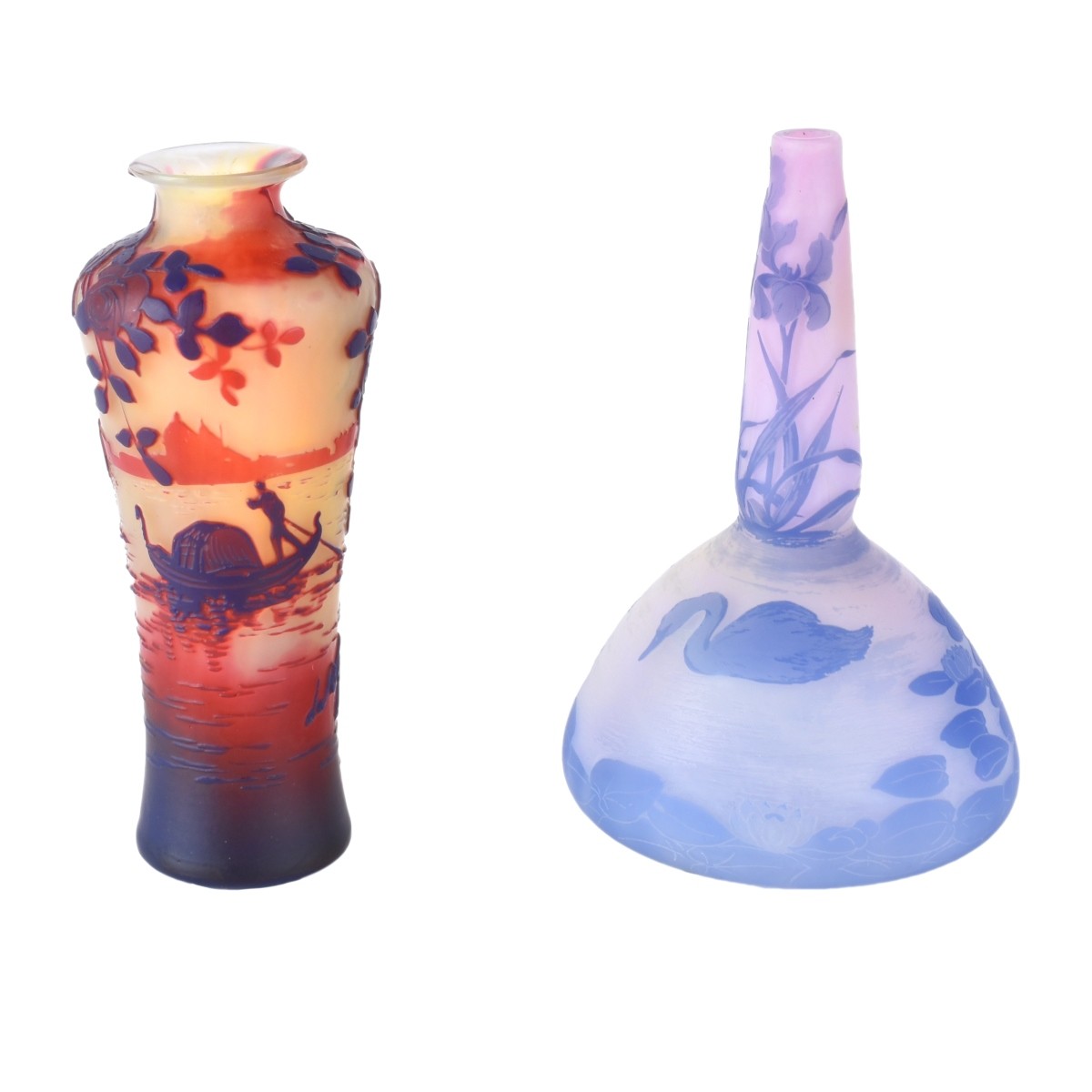 Cameo Glass Vases