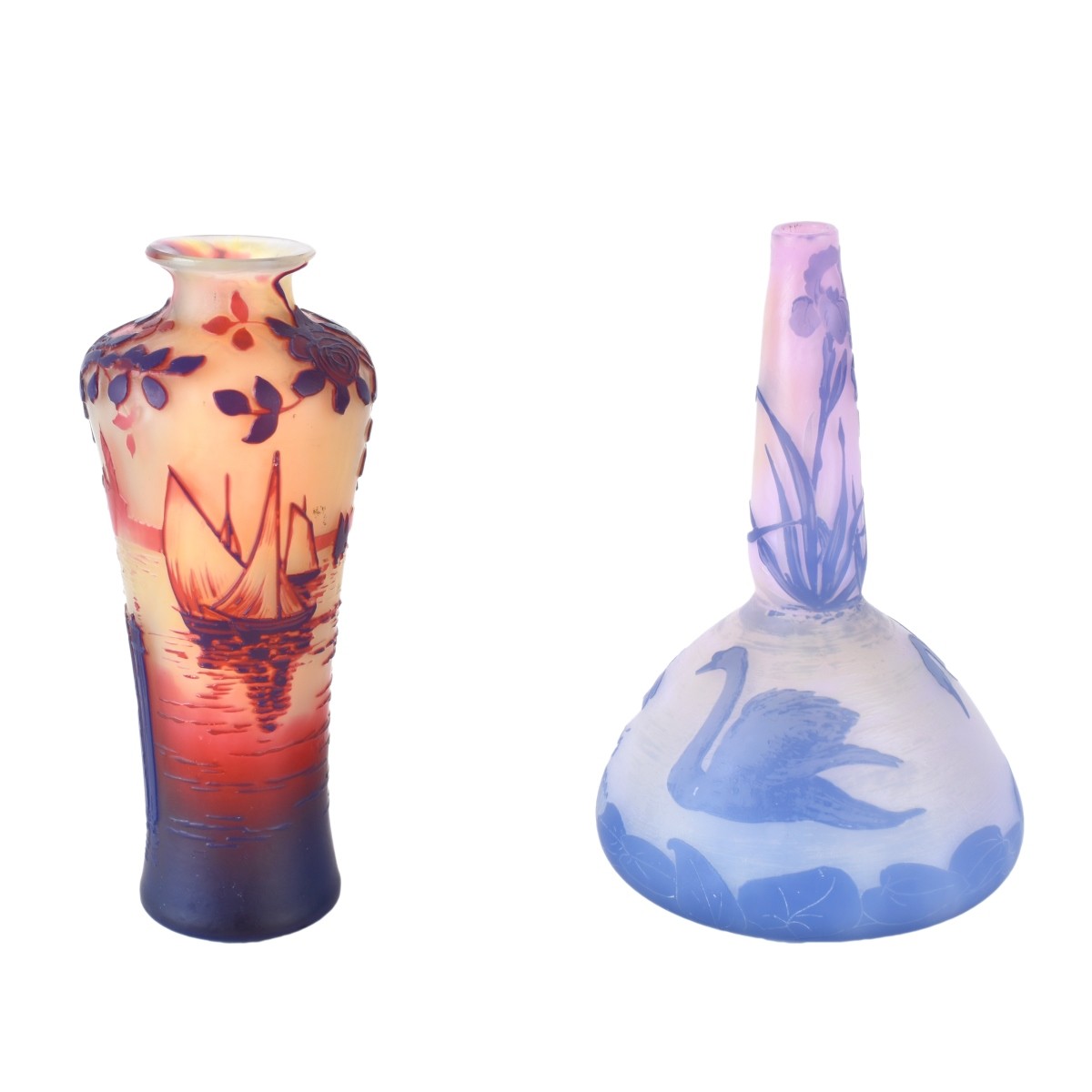 Cameo Glass Vases