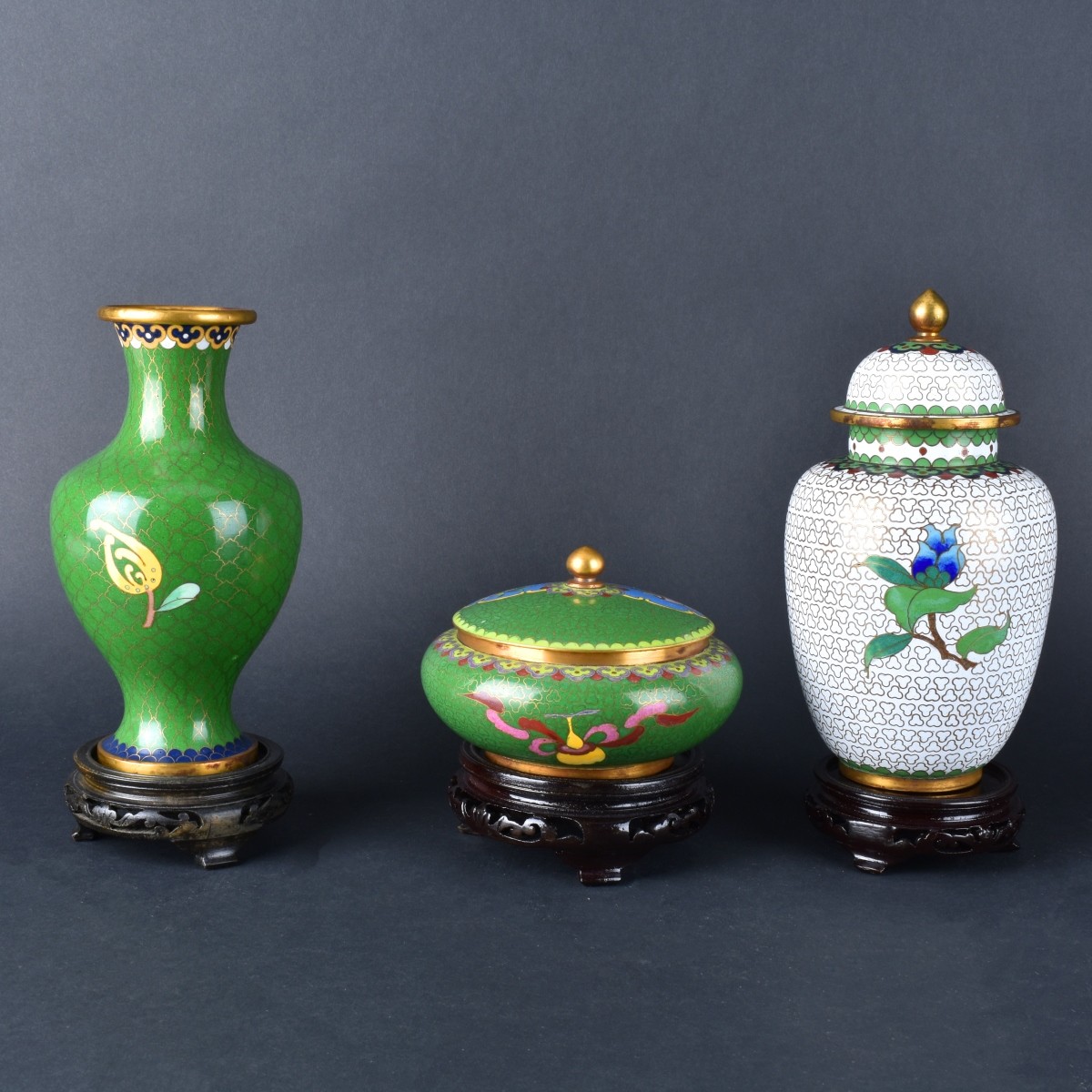 Chinese Cloisonne Tableware