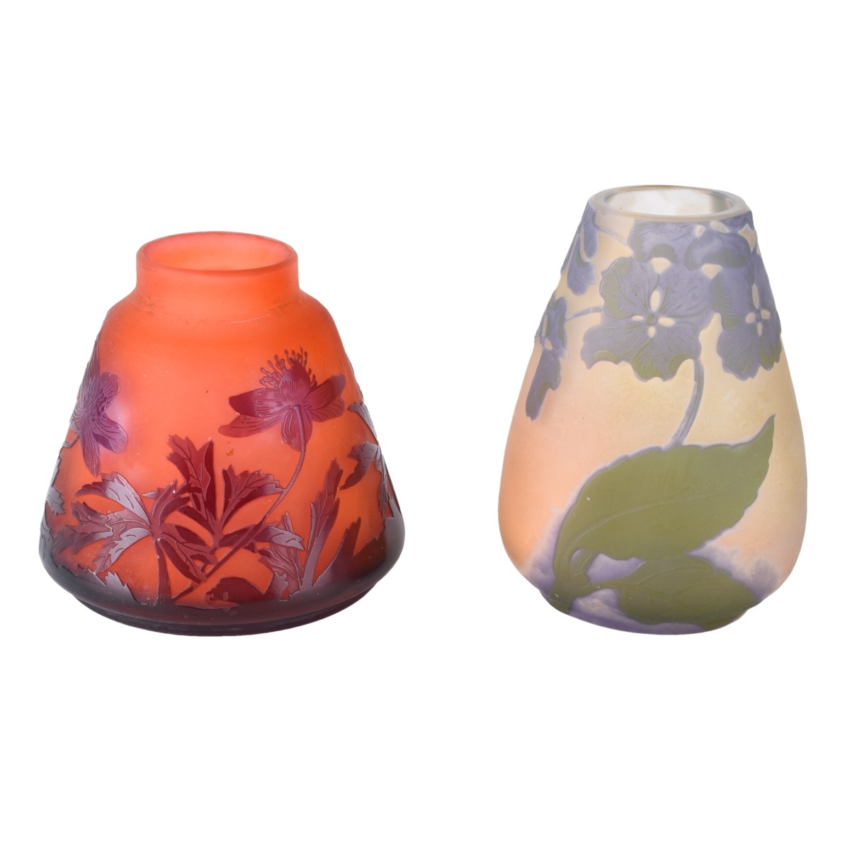 Two Galle Vases