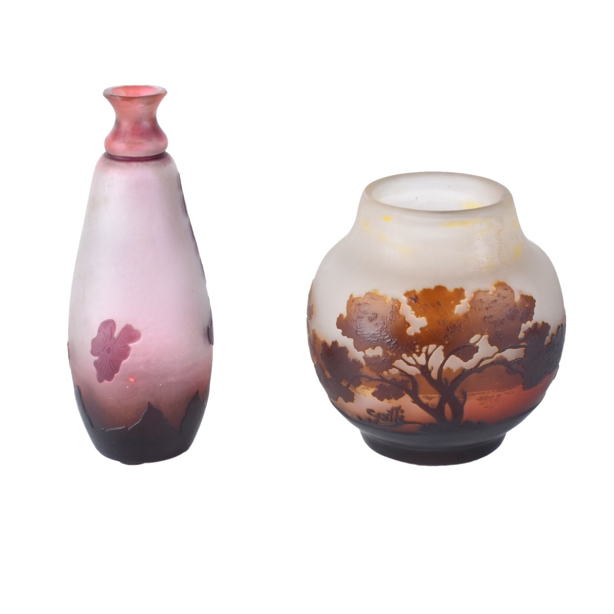 Two Galle Vases