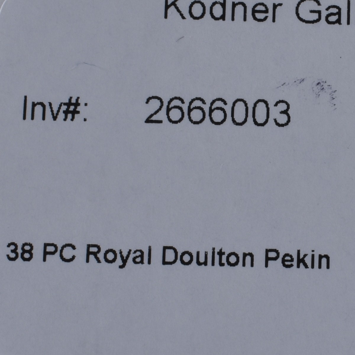38 PC Royal Doulton Pekin