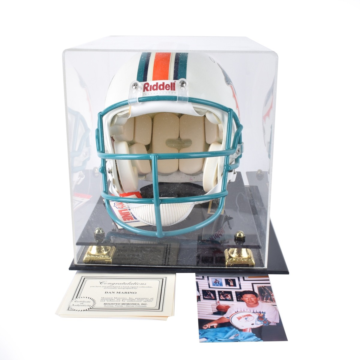 Signed Dan Marino Helmet