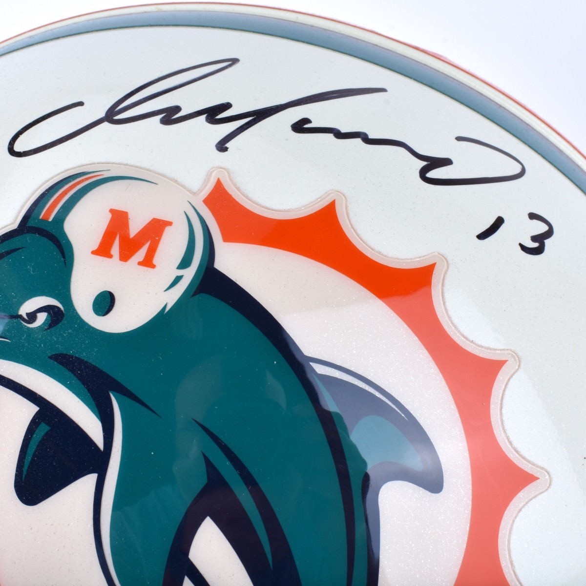 Signed Dan Marino Helmet