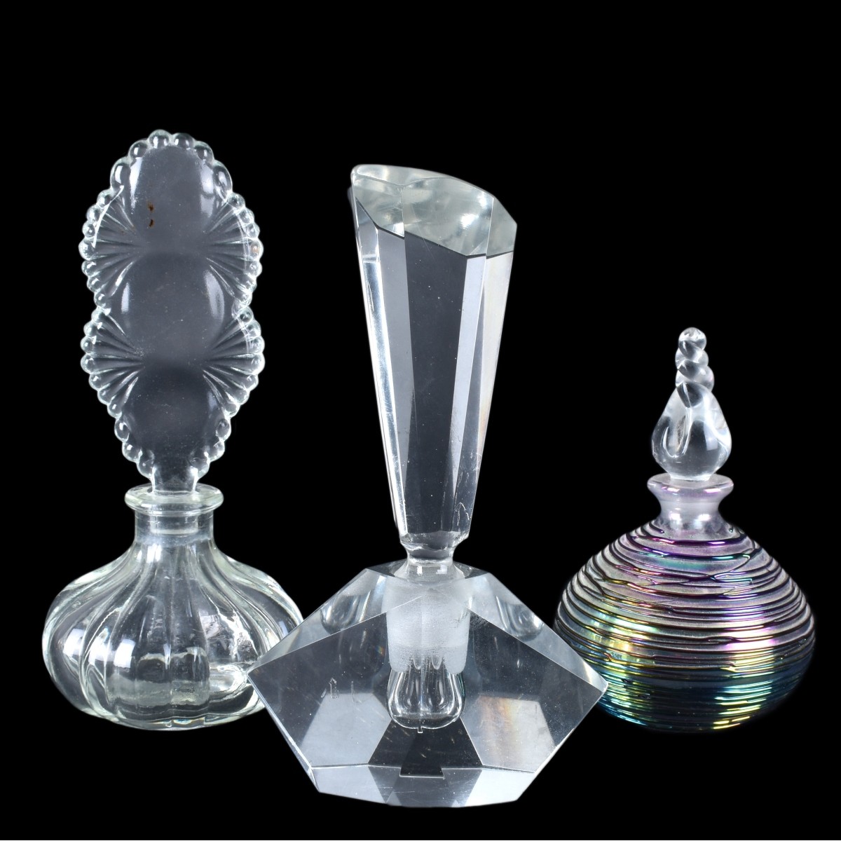 Three Perfume Bottles