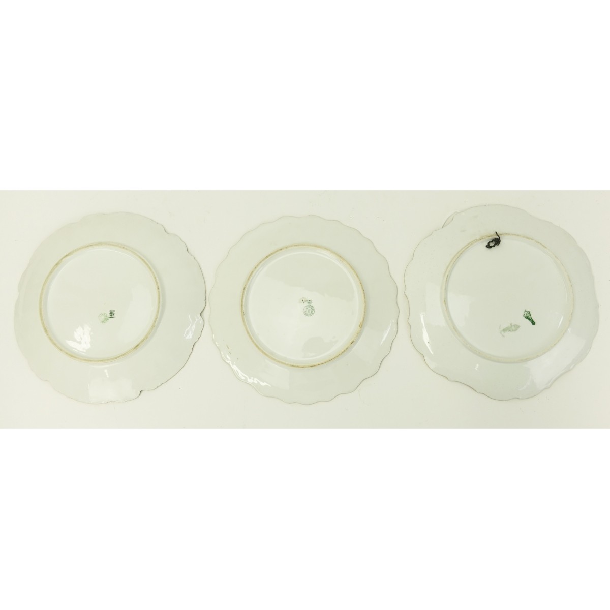 Three (3) Limoges Plates