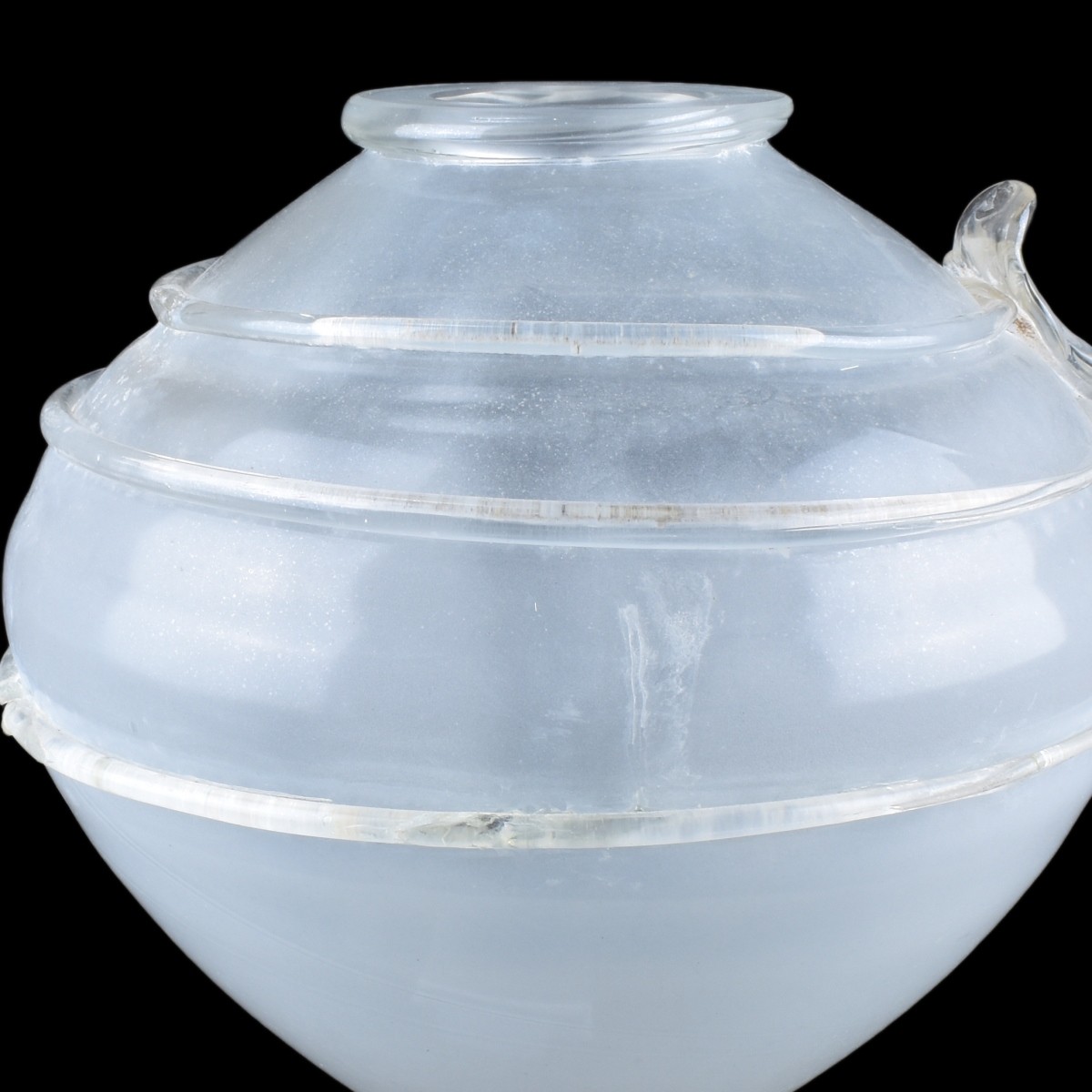 Karl Springer Scavo Glass Vase for Seguso