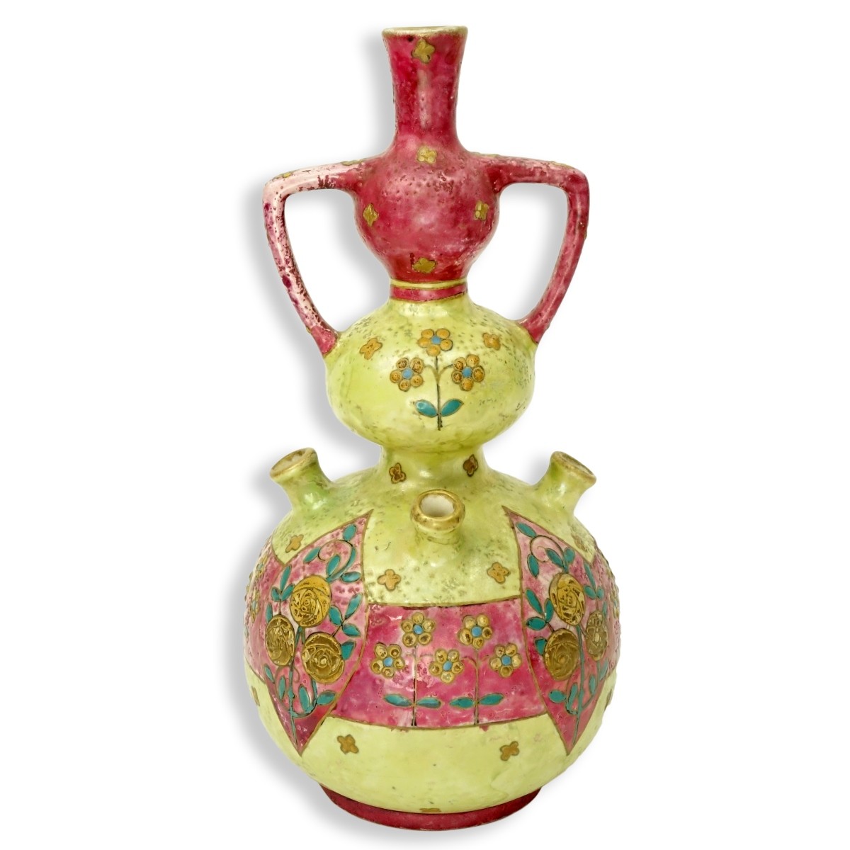 Art Nouveau Amphora Two Handled Vase